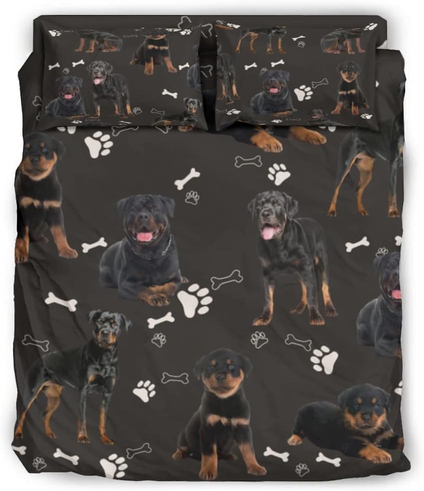 rottweiler bed sheets
