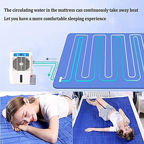 Mattress Cooler Bed Cooling Mattress Pad, Air-Conditioning Water-Cooled Cooling Mattress, Cooling Mattress For Hot Sleepers And Night Sweats (Color : Single) #TOP3