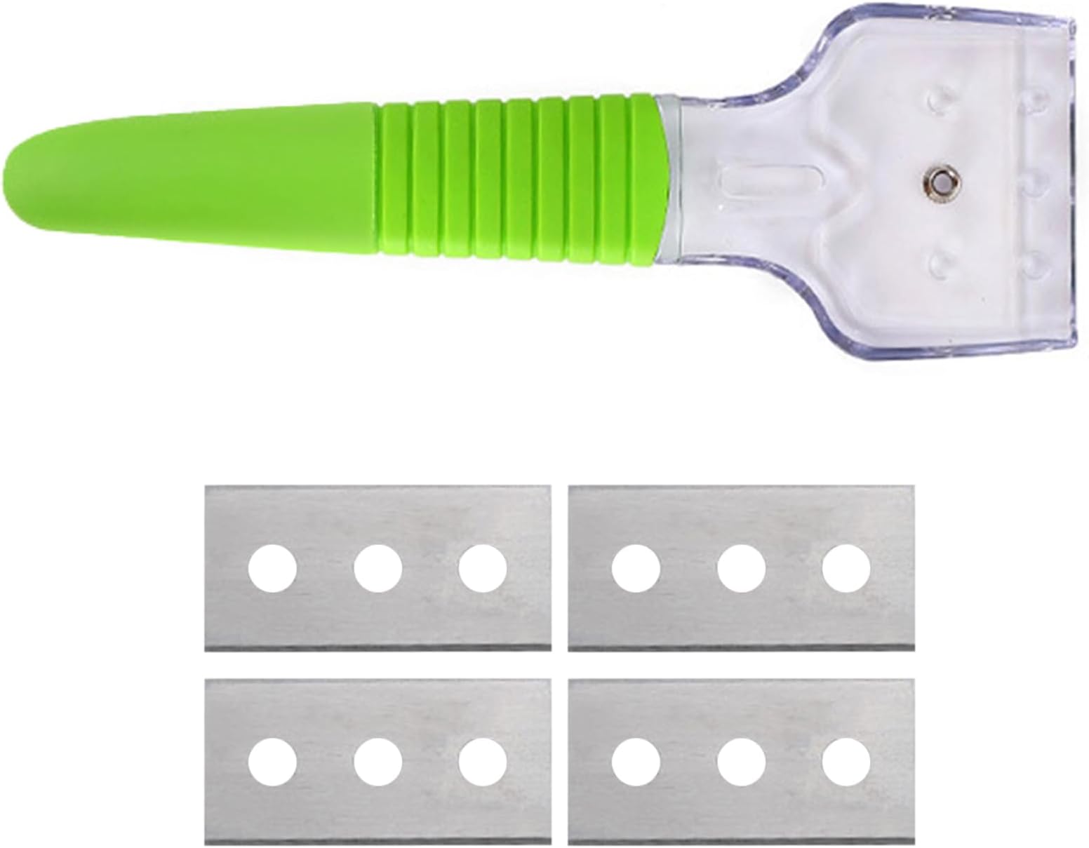Kitchen Cleaning Scraper Tool,Multifunctional Kitchen Gadget - Glass Stove Top Scraper - for Cookware Stove Adhesive Labels Oven Racks Grill