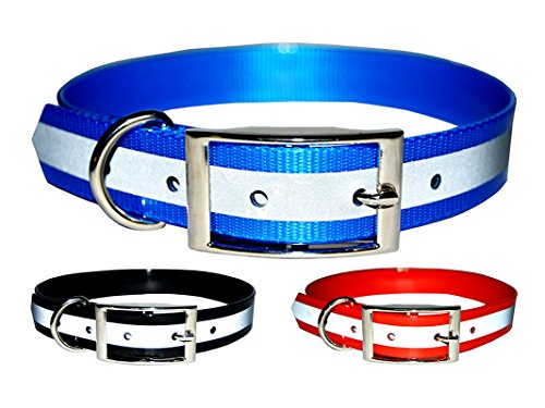 Downtown Pet Supply Nouvelle Réflexion Sombre Collier De Chien, Pour Chiens Ou Chats, Couleur Bleu, Taille Moyenne Cover