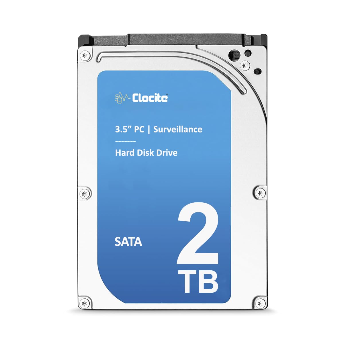 2 TB SATA Hard Disk for Desktop/Surveillance–8.89 cm(3.5 Inch), 6 Gb/s 7200 RPM High Speed Data Transfer | DVR NVR Security Camera System | Heavy Duty Hard Drive with 256 MB Cache for Computer PC