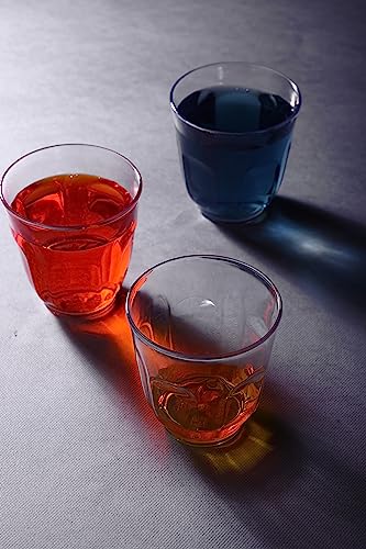 Image of Ganesh Lily Transparent Water Glass /Juice Glass /Beer Glass /Wine Glass Plastic&nbsp;- 6pcs
