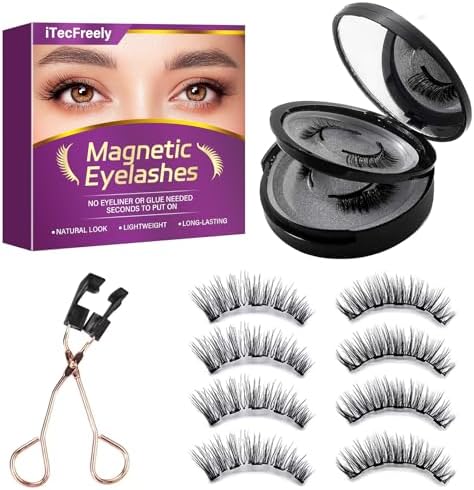 Amazon.com: Magnetic Eyelashes, Effectively 3D Natural Look False