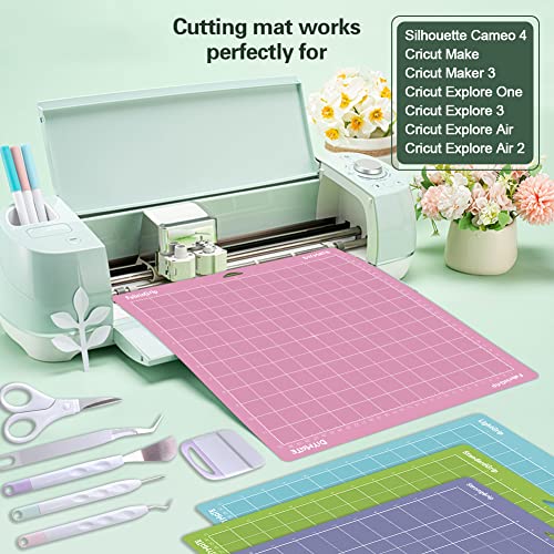 Set di 4 tappetini da taglio autoadesivi per