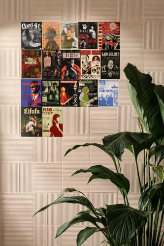 Image of ADIGRAFIX Aesthetic Pop Music Posters for Room and Hostel Decor - Set of 18 Unframed Wall Posters The Weeknd, Billie Eilish, Arctic Monkeys, Lana Del Rey 4 X 6 inches