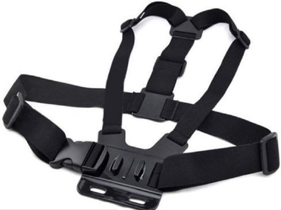 Action Camera Chest Mount Harness Strap Compatible With GoPro Go Pro Hero1 Hero2 Hero3 Hero3+ Hero4 Hero5 SJ4000