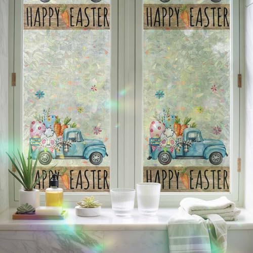 Vinilo decorativo para ventana con efecto arcoíris 17.7x39.3 pulgadas miniatura 5