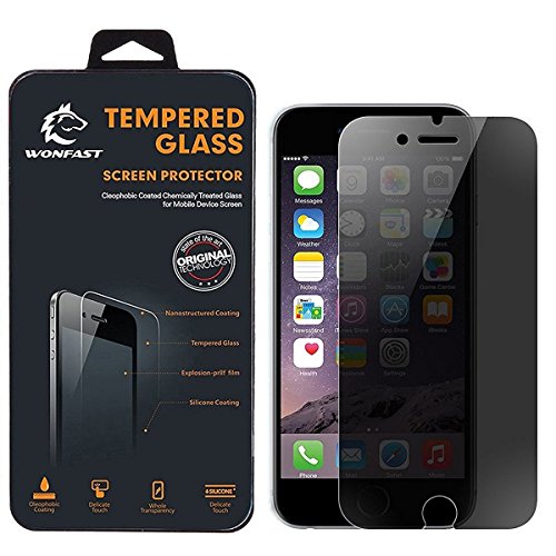 Generic Alltech Devices, Made for Apple iPhone 5 5S 5C, Privacy Anti-Spy Tempered Glass Screen Protector Shield, Retail Box