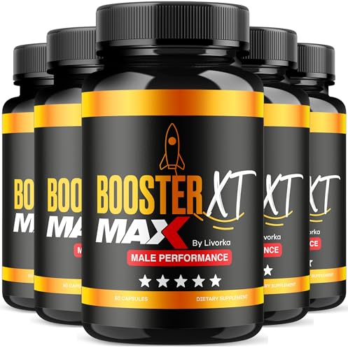 (5 Pack) Booster XT For Men MAX Strength Mens Supplement Booster XT Booster XT for Men Reviews BoosterXT Booster XT Reviews Buster XT Booster X T Capsules Pro Supplement Pastilla 300 Capsules