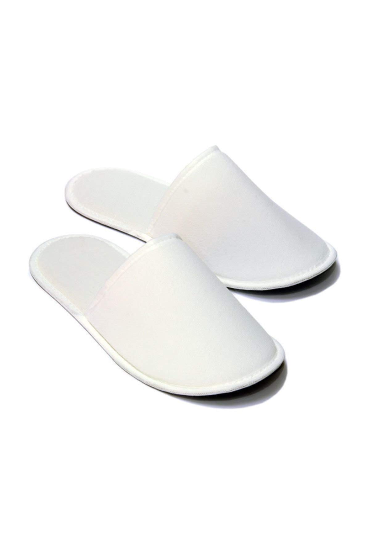 CHOCHILI Fabric Packed Disposable Hotel Slippers for Airbnb Spa Salon Party Wedding Guests - Fits up to Adult