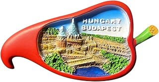 Budapest Hungary Creative Pepper Refrigerator Magnet Travel Souvenir 3D Fridge Decoration Magnetic Sticker Craft Collection