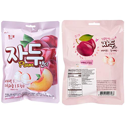 Lenith K-Food Korean Favorite Flavor Plum Candy 130G / Grape Candy/Hard Candy (Plum Candy) #TOP5