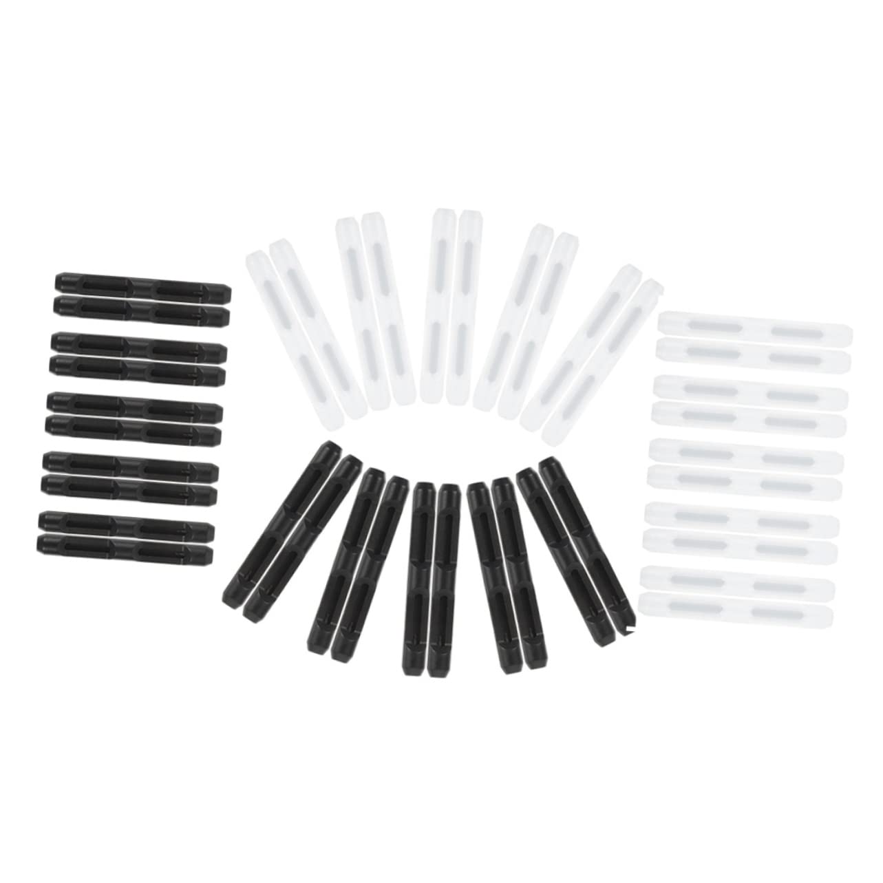 SOLUSTRE 80paare -brillenbügel Endkappen Rutschfeste Eyeglass Ear Grips Für Sicheren Bei Sport Und Alltag Kompatibel Mit Verschiedenen Brillenmodellen Schwarz Und Transparent