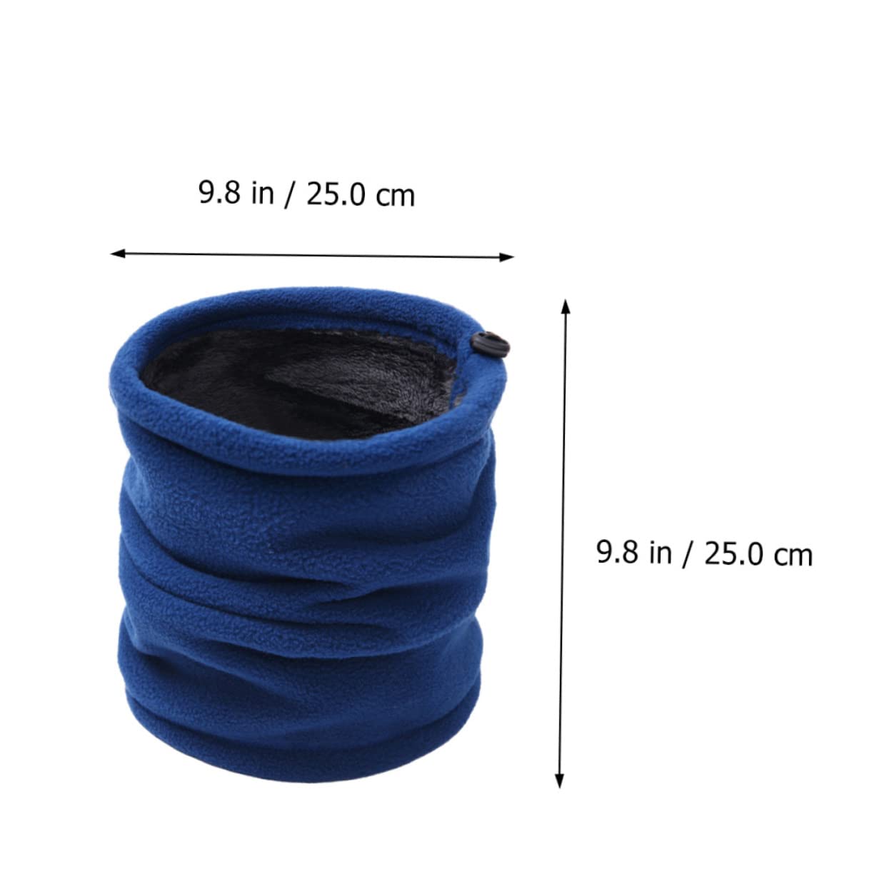 BESPORTBLE Warm Neck Warmer Set 2pcs Winter Circular Scarf Collar Scarf Soft Fleece