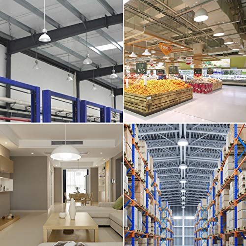 250-300W Equivalent Led Light Bulbs, 3000 Lumens Daylight White 5000K 30W A30 Led Bulbs For Garage, Warehouse, Workshop, Commercial, Office, Backyard, E26 Base Light Bulb Non-Dimmable, 2-Pack #TOP6