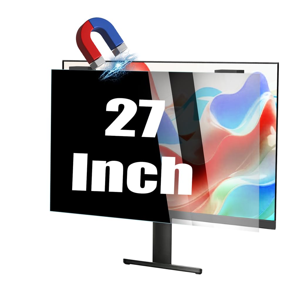 Écran de confidentialité 27 pouces contre les reflets et les regards indiscrets PC - 8
