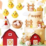 Adatto per torte di compleanno, torte a tema fattoria e dessert con motivi di fattoria o animali, ideale per feste di compleanno per bambini e occasioni speciali