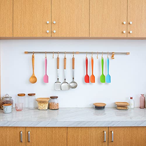 Hokisei Silicone Spatula Heat Resistant Small Rubber Spatulas Cooking Utensil Set Non-Stick Flexible Rubber Essential Cooking Gadget For Cake/Cream/Pastry/Butter/Batter Mixing/Cooking-(5 Pieces) #TOP6