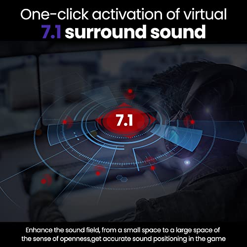 Bengoo Usb Sound Card,Usb To 3.5Mm Jack Audio Adapter 7.1 Channel External Audio Adapter Stereo Sound Card For Gaming Headset Earphone,Speakers, Ps4, Pc, Laptop, Desktop,Windows, Plug And Play #TOP3