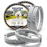 Flea Collar for Dogs, Flea and Tick Collar for Small Dogs, 4 Pcs