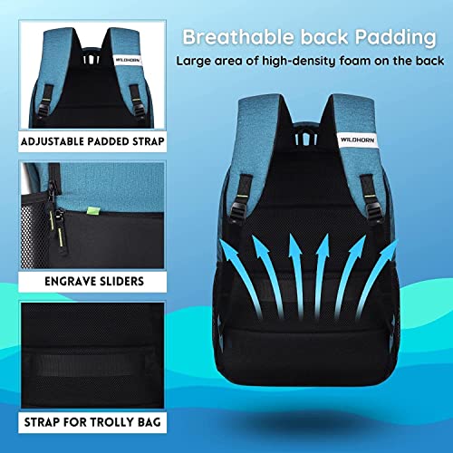 Image of WildHorn 31L Laptop Backpack for Men /Women I Fits upto 15.6 inch Laptop I Waterproof I Travel /Business /College Bookbags