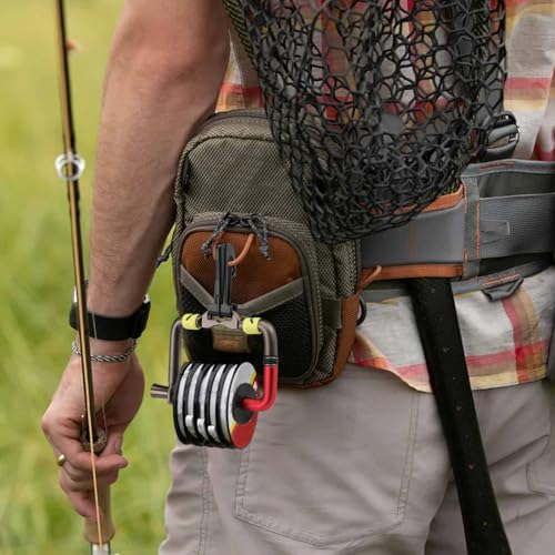 Portador de tippets y organizador de líneas de mosca con base antideslizante 6
