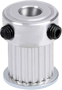 Uxcell 80 Teeth 5mm Bore Timing Pulley, Aluminium Synchronous Wheel Silver With M5 Screw For 3d Printer Belt Eede7d90 7bba 4f42 9f11 7c6a39cdfc26.720636ae1f00a3fbdc7408bea0e3afdf - View #3