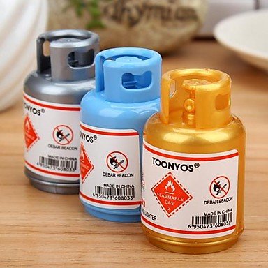 QINF Gas Canister Shaped Manual Pencil Sharpener(Random Color)