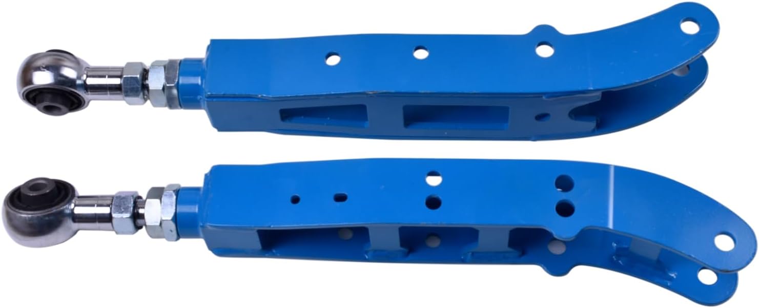 Adjustable Rear Lower Control Arms + Toe Left and Right Kit Compatible with Subaru Impreza BRZ WRX Legacy Crosstrek Forester Outback Toyota GR86 +/- 3 Degrees