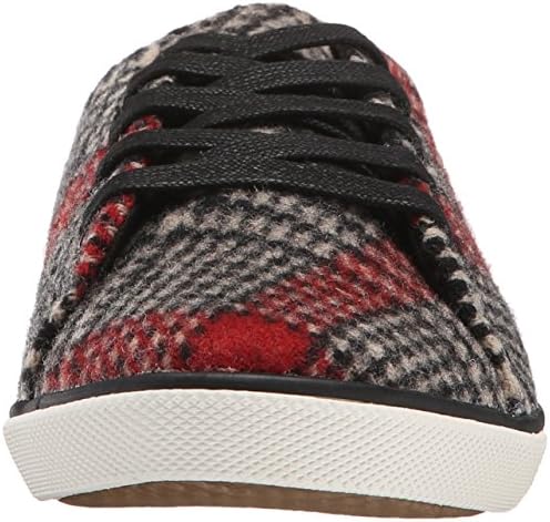 Woolrich Women's Strand Fashion Sneaker, Red Plaid Wool, 9 M US | Image 1