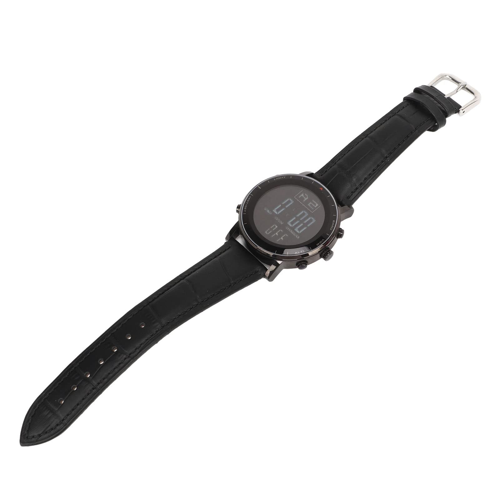 POENVFPO Orologio Barometro da Pesca, Altimetro, Bussola, Termometro, Metallo Impermeabile, Orologi a Clip con Meteo