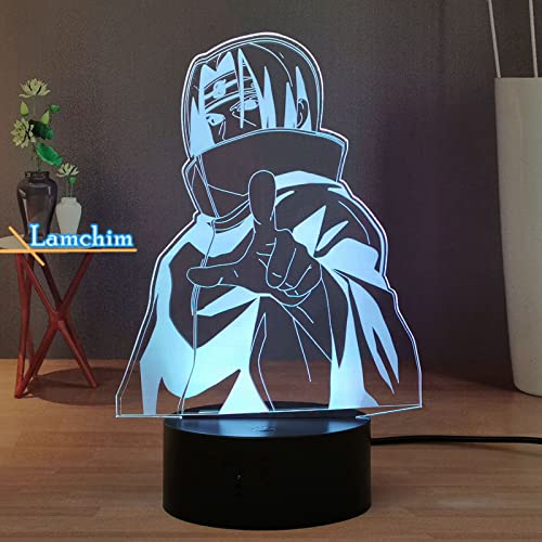 Uchiha Itachi 3D Anime LED Luce Notturna Smart