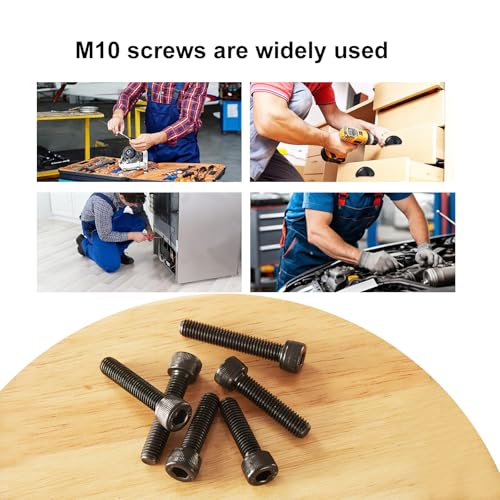 GuoYomm M8-1.25 x 30mm 20pcs Hex Socket Head Cap Screws Bolts, 12.9 Grade Alloy Steel, Black Oxide Finish, Metric Allen Hex Drive, Full Thread by GuoYomm - Image 7
