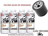 buell motoröl XB9S Lightning Genérico Motorrad WARTUNGSSATZ KIT Motor ÖL Marke IPONE + ÖLFILTER Buell XB9S Lightning 900 03/04