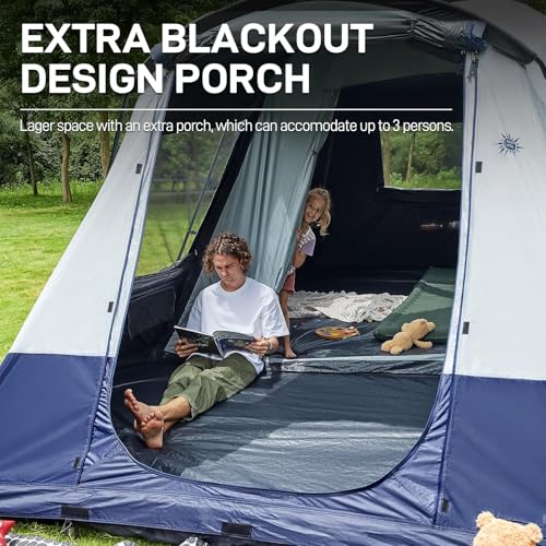 Carpa de Cabina EVER ADVANCED para 8 Personas con Diseño Blackout miniatura 3