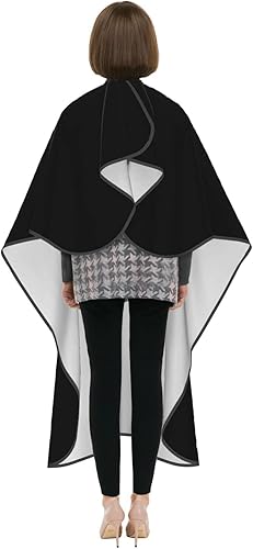 Miniatura 7 de Peluquería de peluquería de peluquería de peluquería de peluquería delantal de tela accesorio de peinado unisex 55 pulgadas x 66 pulgadas