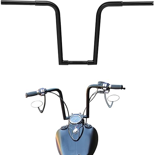 TCMT 18" Rise Ape Hangers 1 1/4" Handlebar Fit For Harley FLST FXST Softail Slim Heritage Fat Boy Deluxe Deuce Sportster XL 883 1200 Dyna Super Glide Wide Glide Low Rider Fat Bob Custom Application