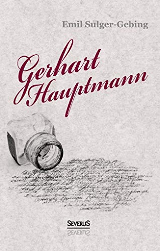 Gerhart Hauptmann 3958013880 Book Cover