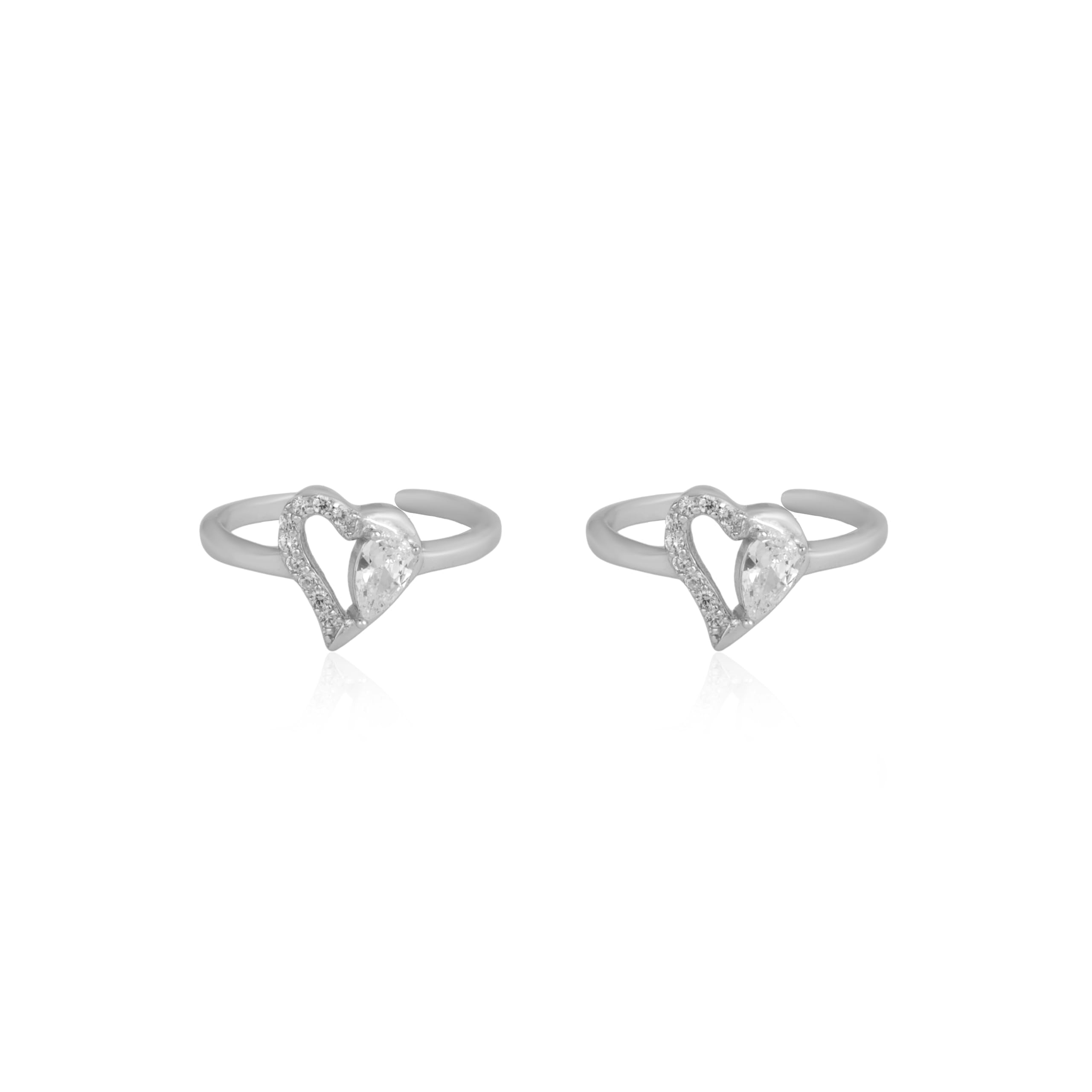 925 Sterling Silver Love Shine Toe Ring | Gift for Every Occassion | With Certificate of Authenticity and 925 Stamp | 6 Month Warranty-image-22