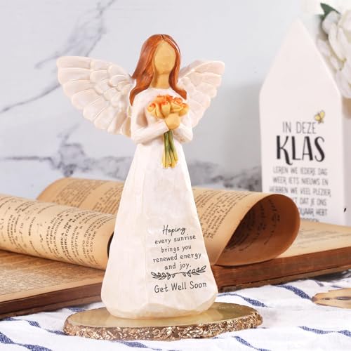 Kohehe Get Well Gifts for Women,5.5'' Get Well Soon Angel Figurine,Unique Encouragement Gifts for New Mom,Grandma,Sister and Best Friend — view 4