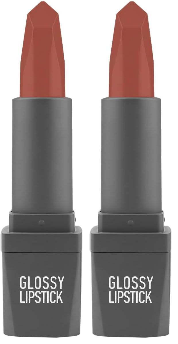 ALIX AVIEN Uzun Süre Kalıcı Yoğun Renk Veren Nemlendirici Parlak Ruj - Glossy Lipstick 310 Spicy Terracotta (2 paketi)