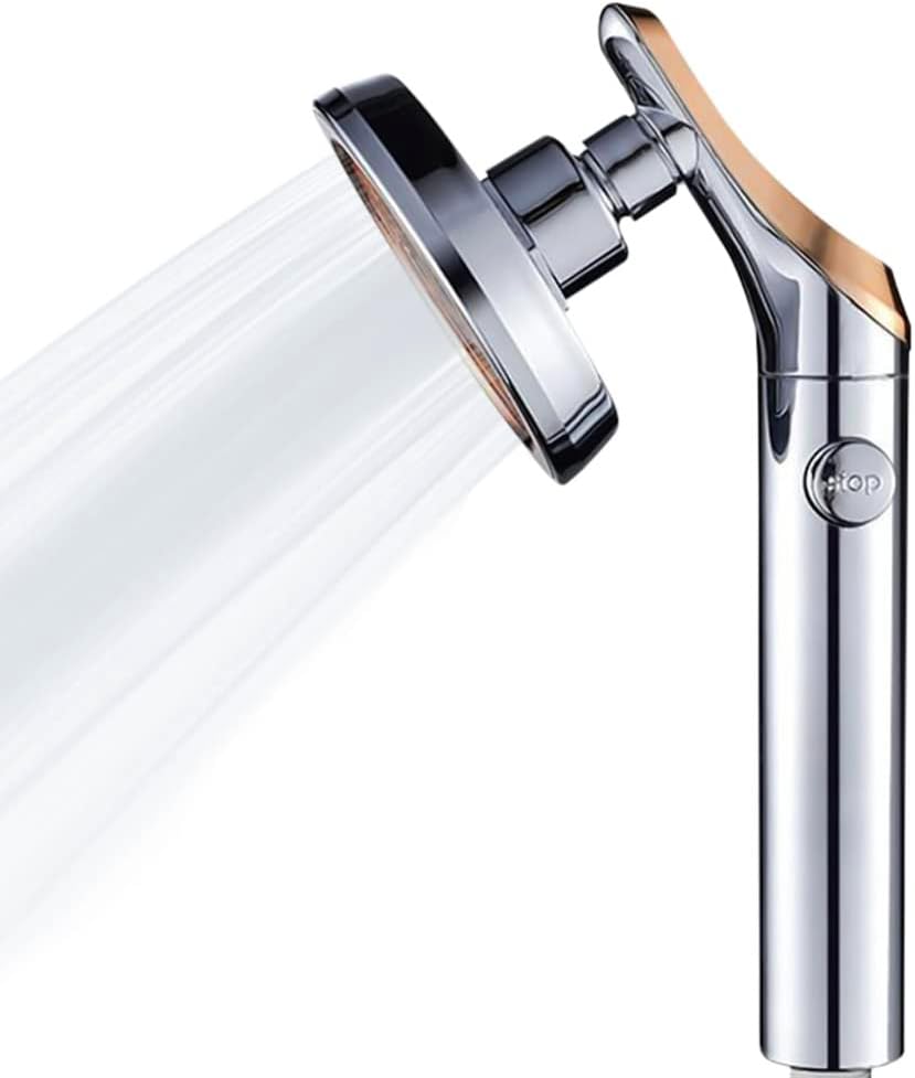 Sageye High Pressure Shower Head Handheld, Water Saving Shower Head Ergonomic design, ABS Material,Easy Installation, Perfect for Pet Bath, 150cm Hose and Strong adhesive bracket included.