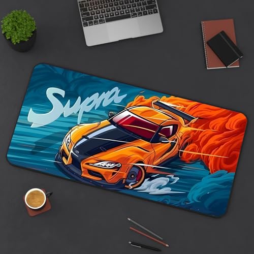 Image of Extended Gaming Mouse Pad for Desk (23x11.5 Inch) - Large Mouse Pad for Office & Home | Non-Slip Rubber Base, Smooth Surface Desk Mat for Laptop, Keyboard & Mouse (Sports Car Edition) (Print 7)