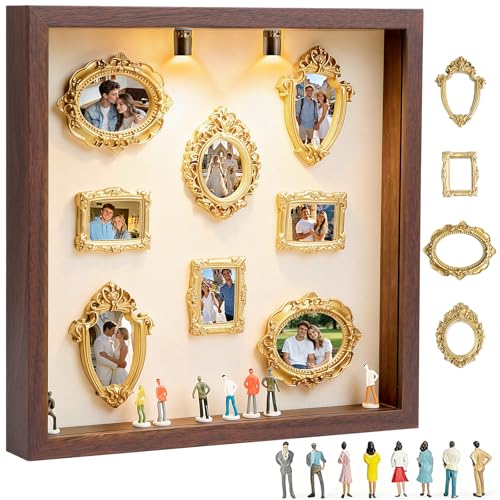 DIY Mini Museum Silhouette Box, Personalized Photo Family Memory Display