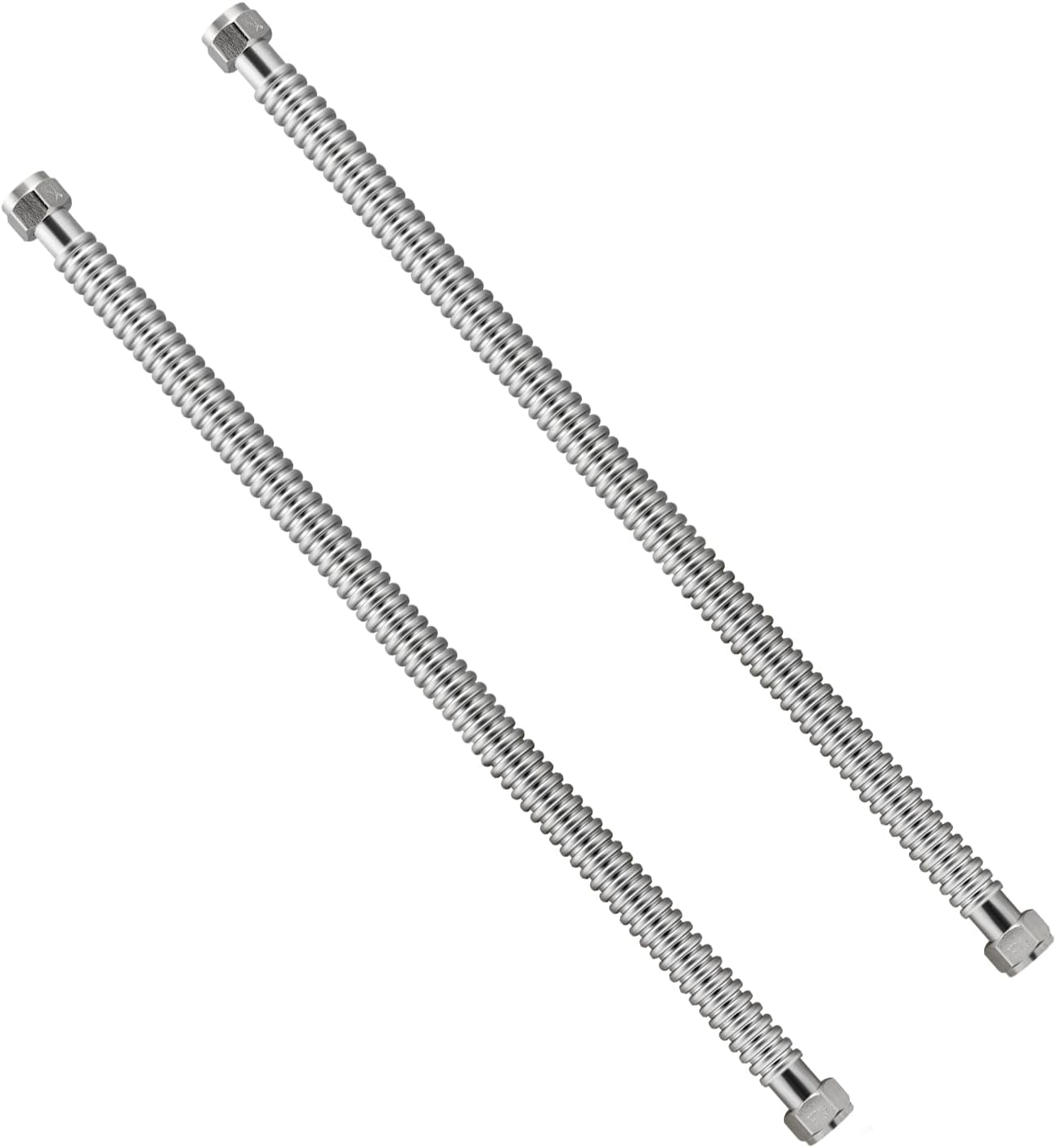 Watflow 24inch Stainless Steel Corrugated Water Heater Connector watflow-24inch-stainless-steel-corrugated-water-heater-connector