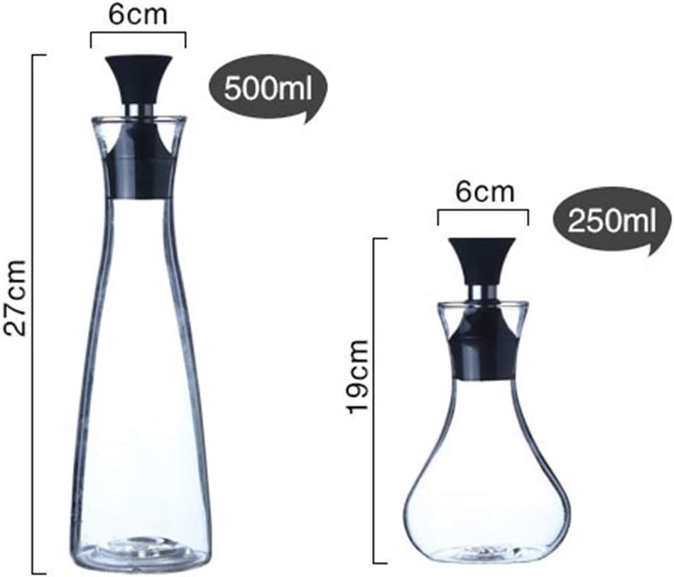VIDI Glass Cruet Oil Bottle 250ml/500ml spice rack organizer Wine Condiment Storage Kitchen Cooking Tools