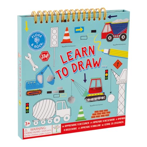 Livre de dessin pour enfants Floss and Rock de 17,8 cm pour stimuler l'imagination sans écran
