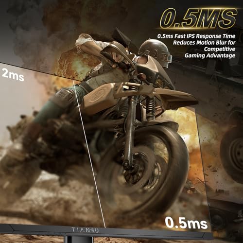 Image of 24 inch QHD 320Hz Fast IPS Gaming Monitor,0.5ms FreeSync Premium,HDR600,HDMI2.1 | 1140p 2K 120%sRGB Wide Gamut DP 1.4 HDMI 2.1 Stereo Speakers Height Adjustable Stand for Xbox PS5 Switch gaming office