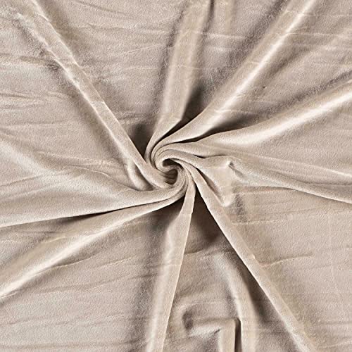 Tissu en velours doux métrage 5m pour couture ameublement rideaux