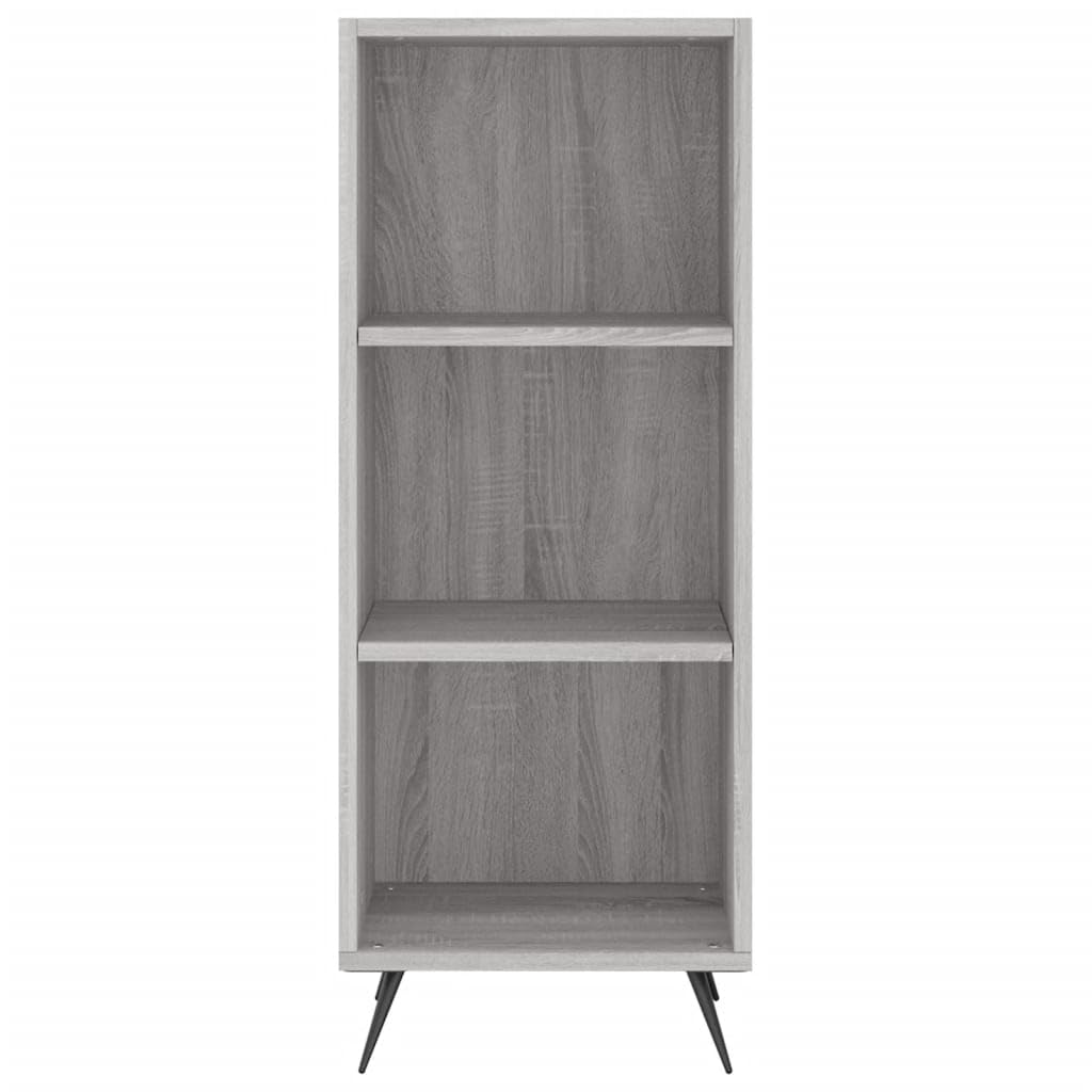 Credenze Cucina 34,5x32,5x90 cm Grigio Sonoma Legno Multistrato Moderna Buffet Struttura Robusta Armadietto Versatile Mobile Laterale Sala da Pranzo Piano Robusto e Stabile per Piante